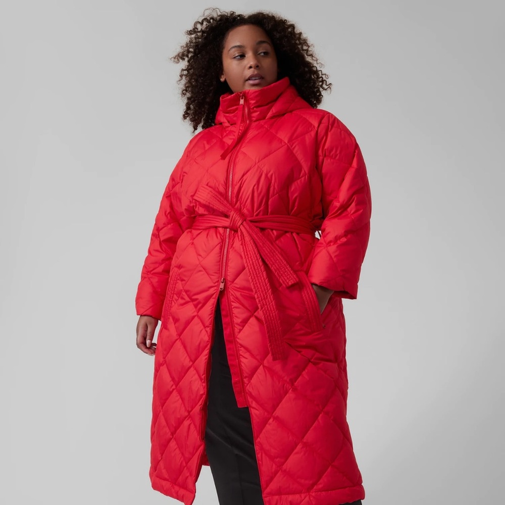 Athleta down duster coat